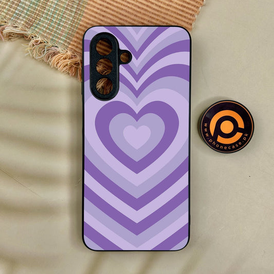 Samsung Galaxy A17 - Heartbeat Design 8 - Premium Metal Printed Soft Bumper Shock Proof Case