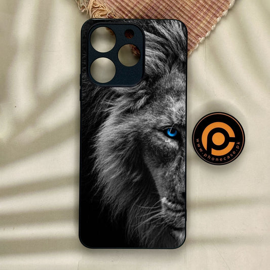 Realme Note 70 - Tiger Design 8 - Premium Metal Printed Soft Bumper Shock Proof Case