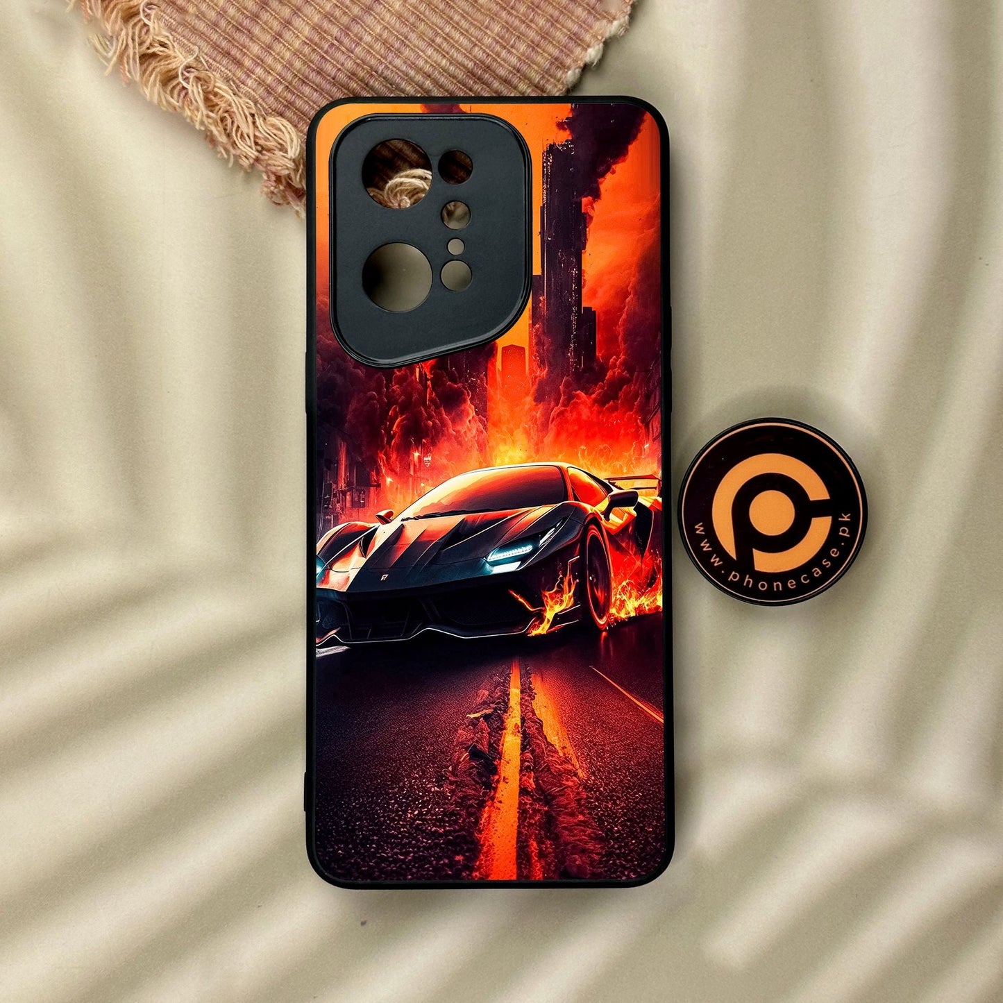 Oppo Find X5 Pro - Racing Design 1 - Premium Metal Printed Soft Bumper Shock Proof Case