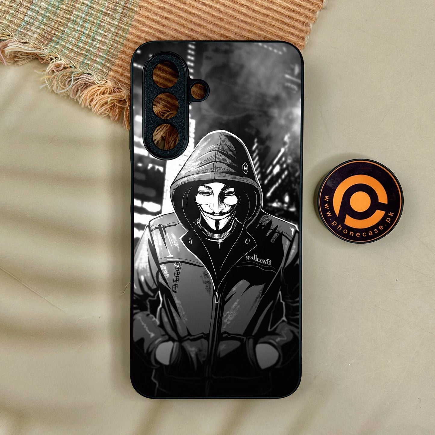 Samsung Galaxy A17 - Anonymous 2.0 Design 1 - Premium Metal Printed Soft Bumper Shock Proof Case