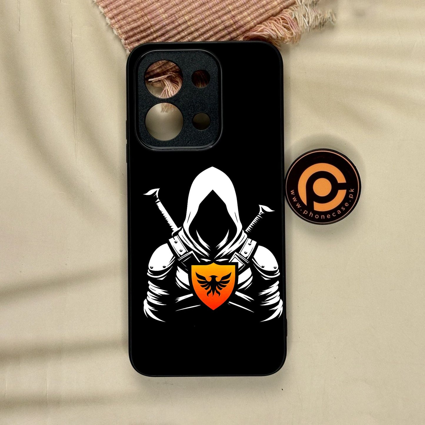 Xiaomi Redmi 15C - Minimalistic Design 6 - Premium Metal Printed Soft Bumper Shock Proof Case