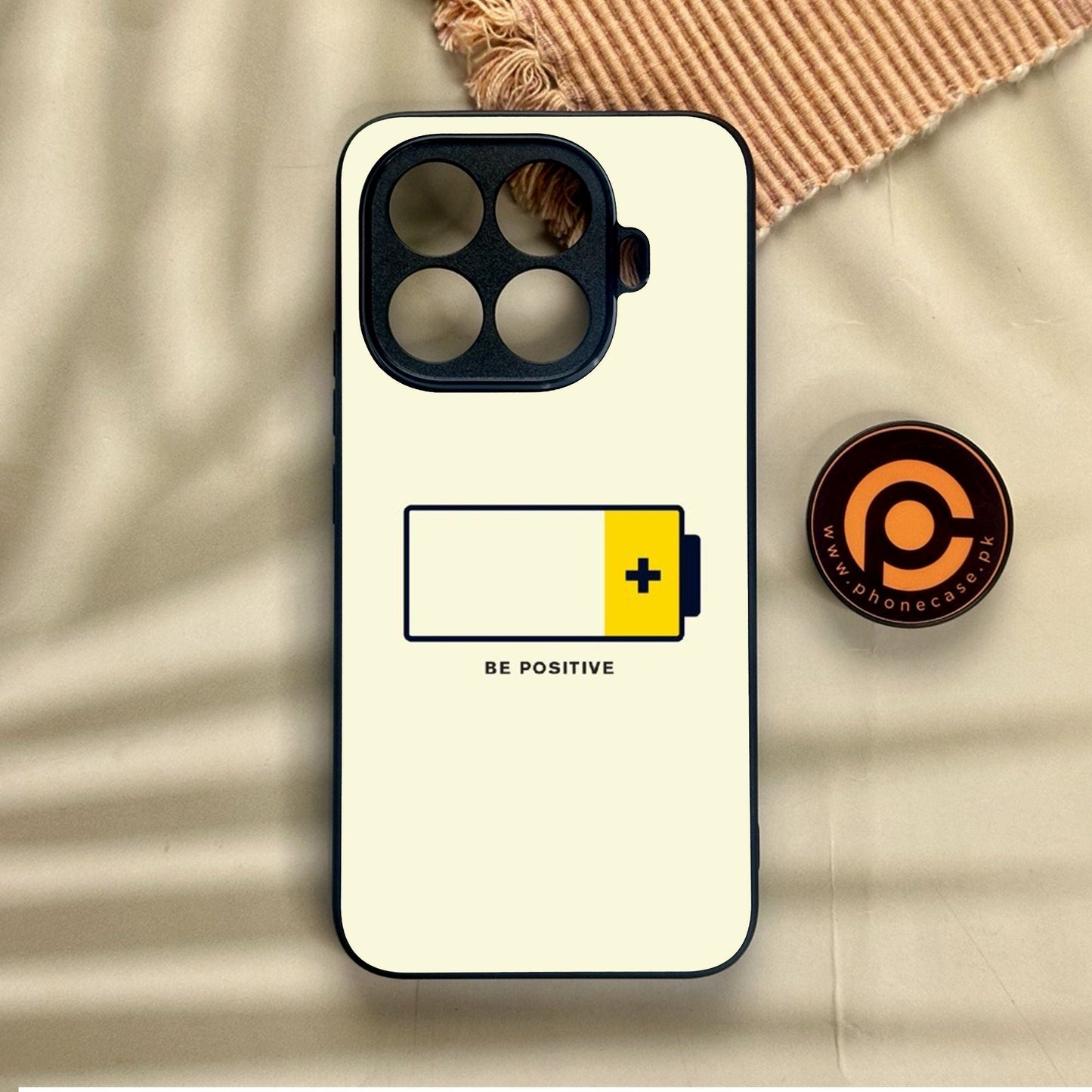 Xiaomi 15T Pro - Be Positive Design - Premium Metal Printed Soft Bumper Shock Proof Case