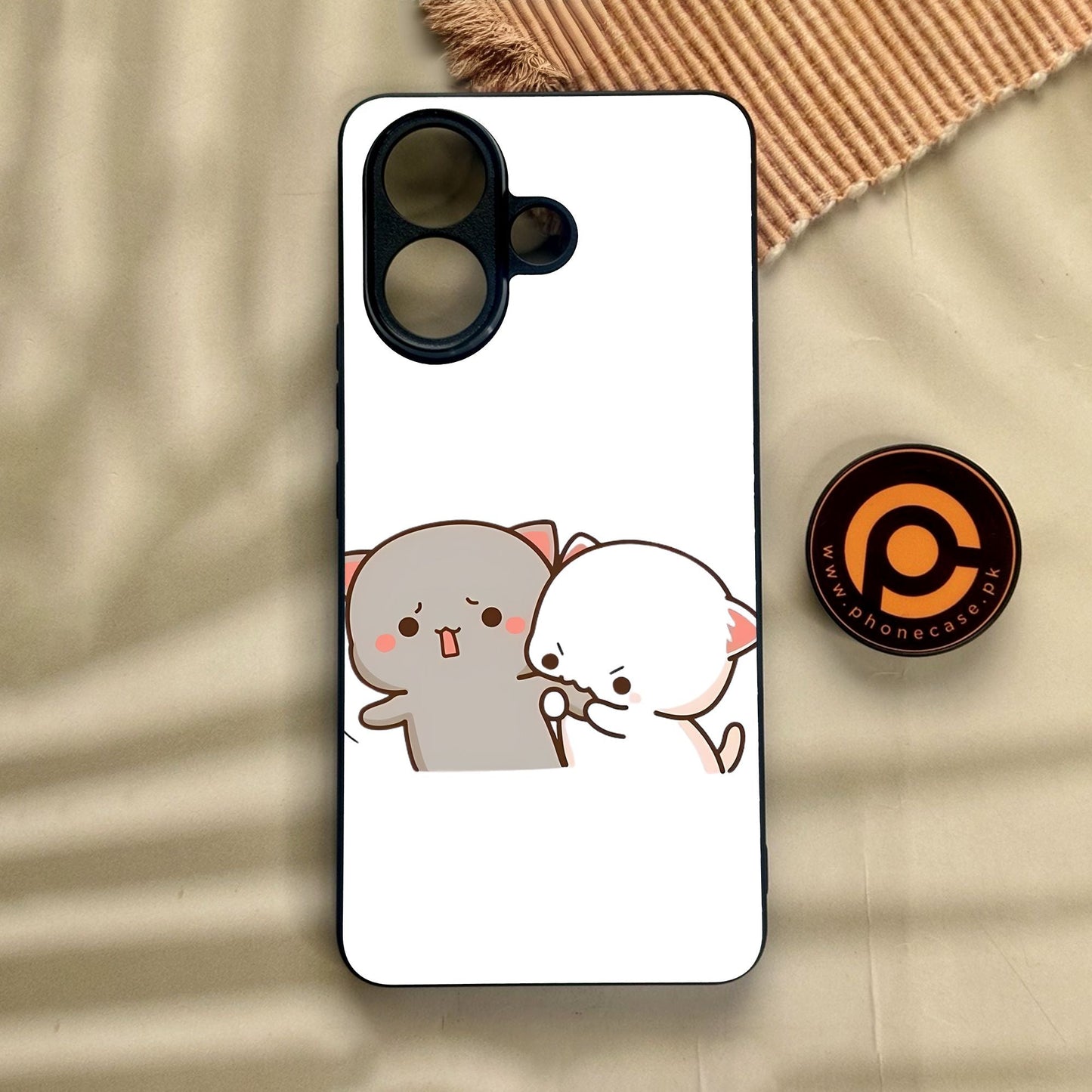 Vivo V60 Lite  - Cute Bubu Dudu Design 9 - Premium Metal Printed Soft Bumper Shock Proof Case