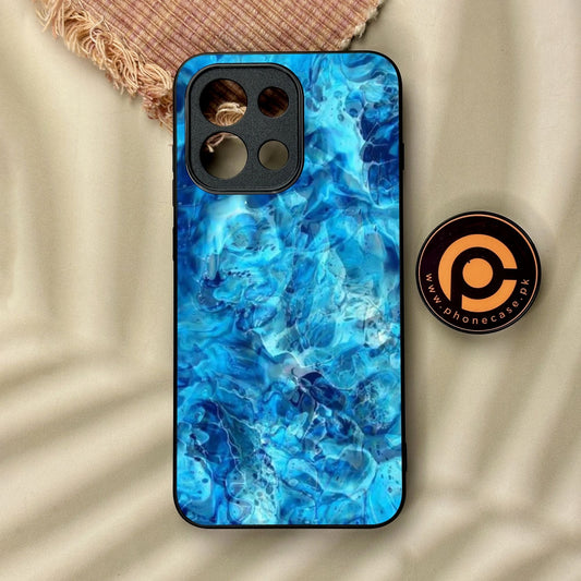 OnePlus 13T - Blue Marble Design 6 - Premium Metal Printed Soft Bumper Shock Proof Case