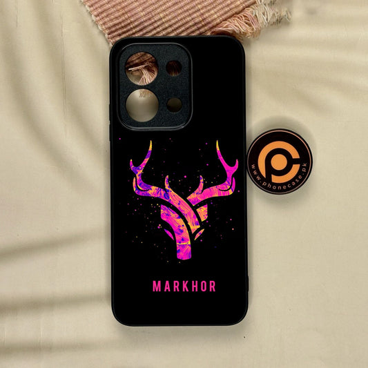 Xiaomi Redmi 15C - Markhor Design 6 - Premium Metal Printed Soft Bumper Shock Proof Case