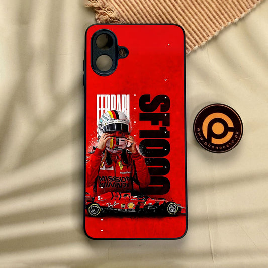 Samsung Galaxy A07 - Formula 1 Design 8 - Premium Metal Printed Soft Bumper Shock Proof Case