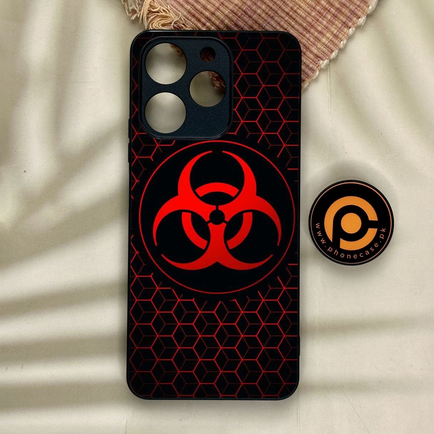 Realme Note 70 - Biohazard Design 8 - Premium Metal Printed Soft Bumper Shock Proof Case