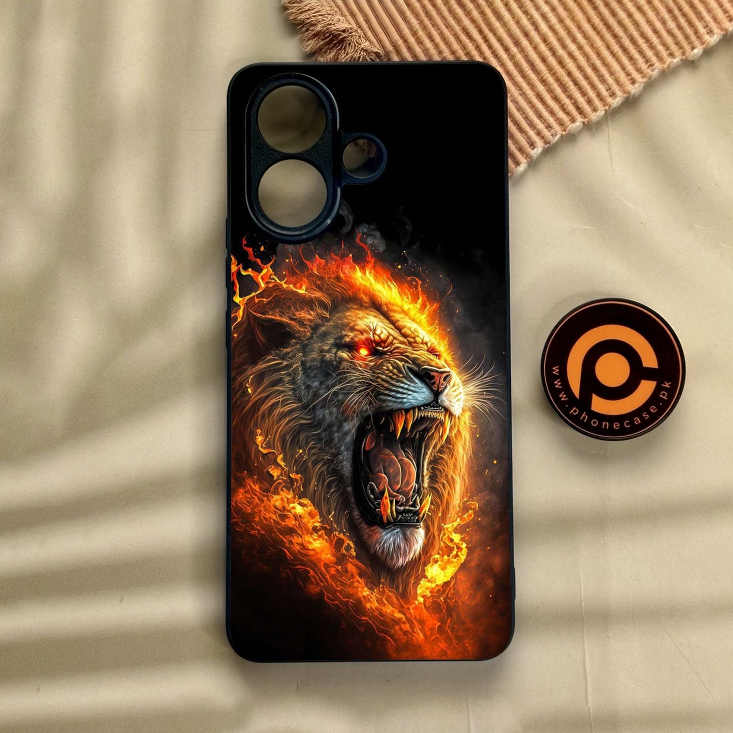 Vivo V60 Lite  - Tiger 2.0 Design 4 - Premium Metal Printed Soft Bumper Shock Proof Case