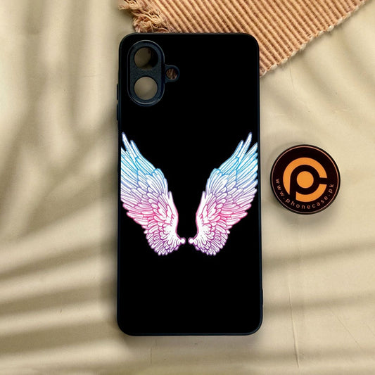Samsung Galaxy A07 - Angel Wings Design 8 - Premium Metal Printed Soft Bumper Shock Proof Case