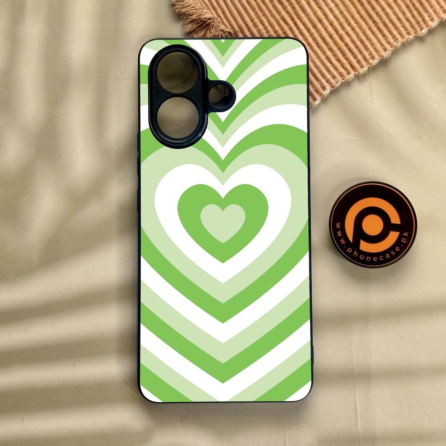 Vivo V60 Lite  - Heartbeat Design 10 - Premium Metal Printed Soft Bumper Shock Proof Case