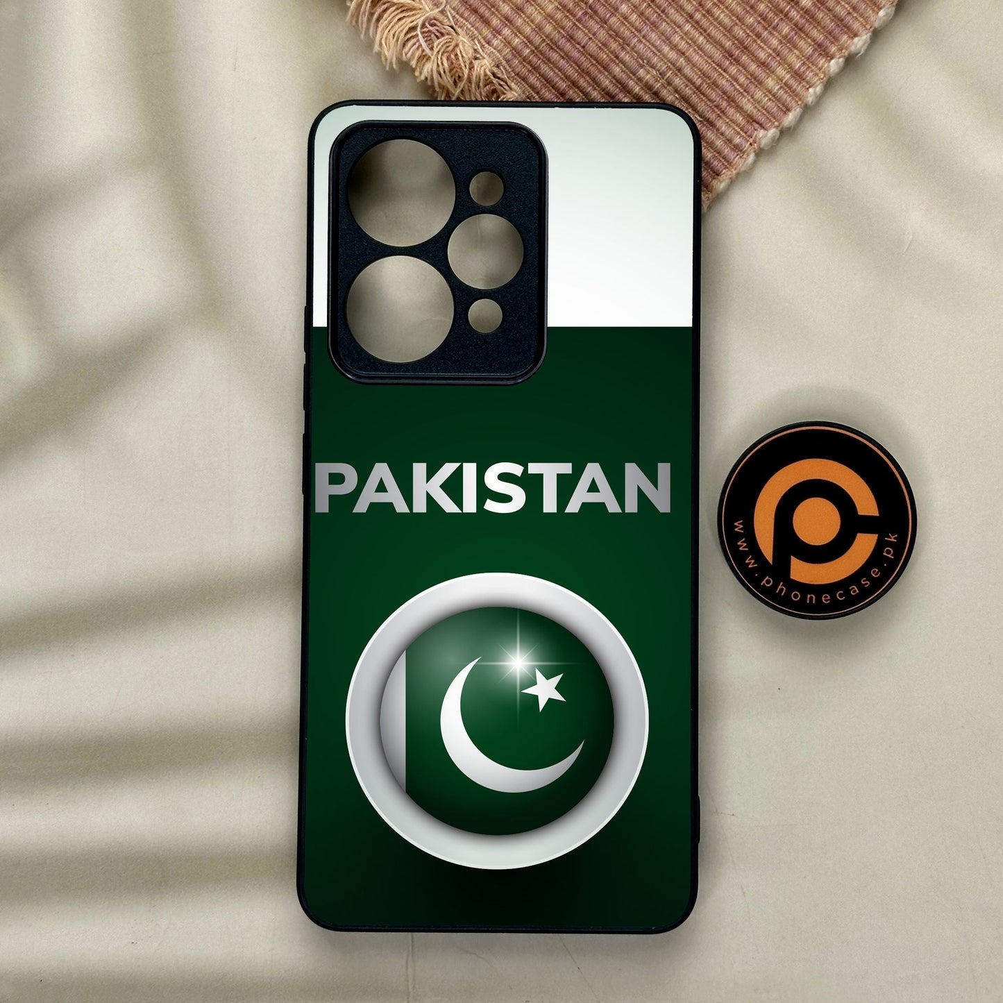 Realme 15 - Pakistani Flag Design 7 - Premium Metal Printed Soft Bumper Shock Proof Case