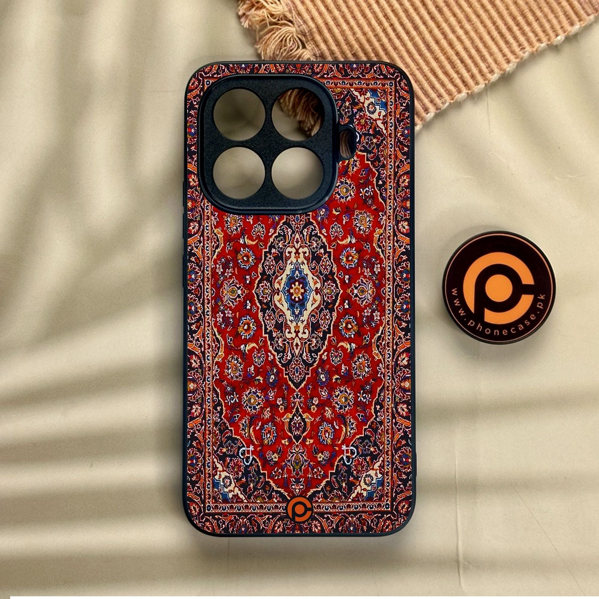 Xiaomi 15T Pro - Persian Rug Design 2 - Premium Metal Printed Soft Bumper Shock Proof Case