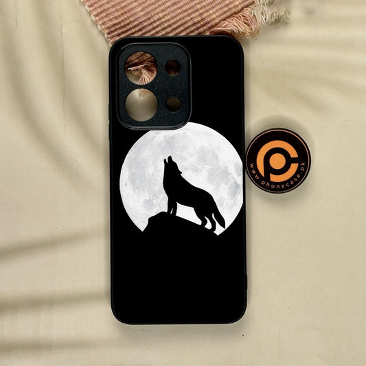 Xiaomi Redmi 15C - Wolf Design 3 - Premium Metal Printed Soft Bumper Shock Proof Case