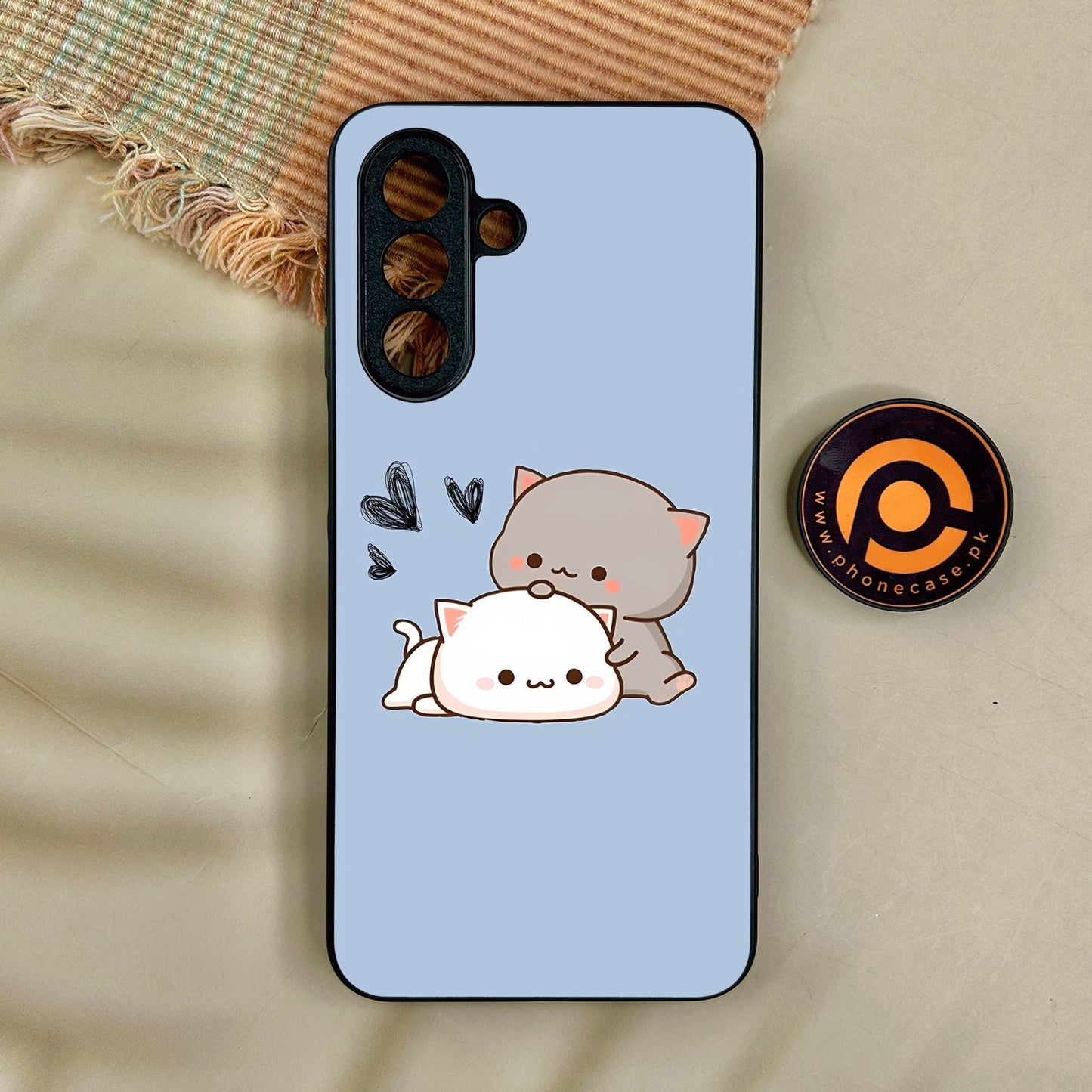 Samsung Galaxy A17 - Cute Bubu Dudu Design 3 - Premium Metal Printed Soft Bumper Shock Proof Case