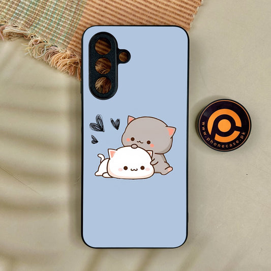 Samsung Galaxy A17 - Cute Bubu Dudu Design 3 - Premium Metal Printed Soft Bumper Shock Proof Case