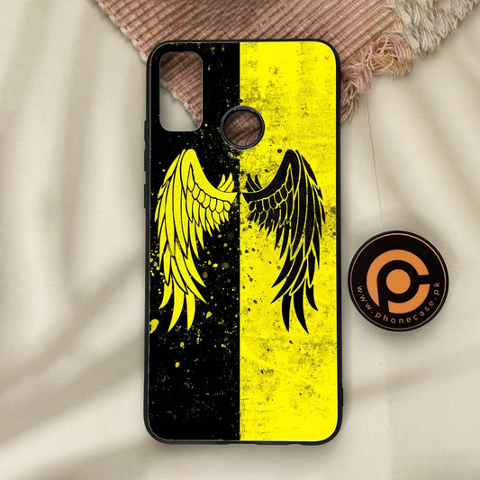 Honor 9X Lite - Angel 2.0 Design 1 - Premium Metal Printed Soft Bumper Shock Proof Case