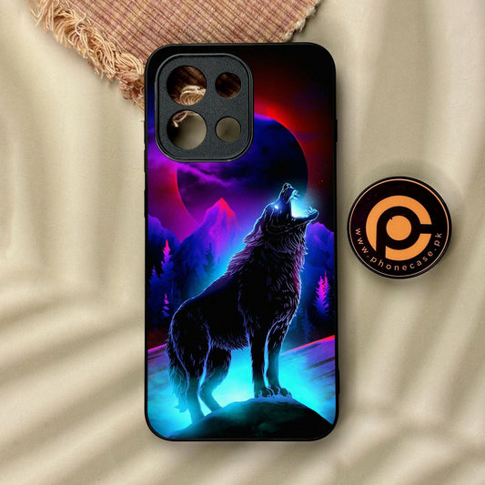 OnePlus 13T - Wolf Design 2 - Premium Metal Printed Soft Bumper Shock Proof Case