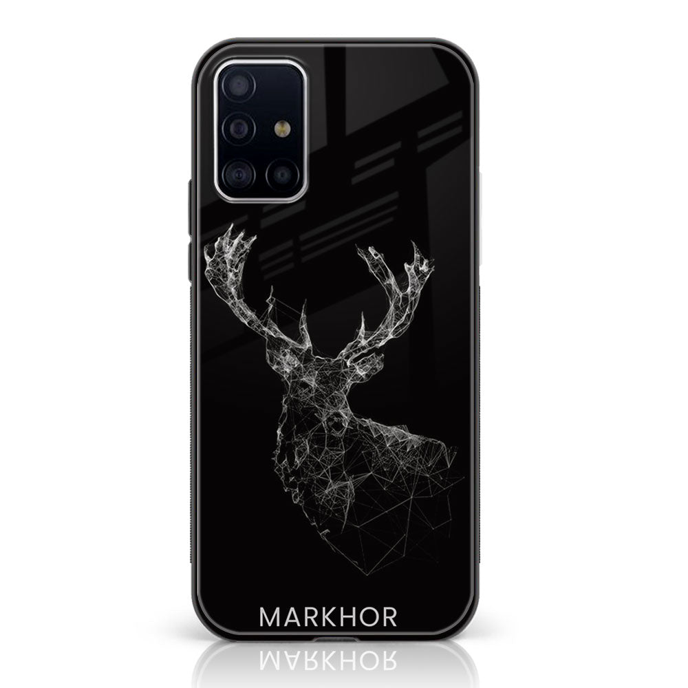 Samsung Galaxy A51 - Markhor Design 4 - Premium Printed Glass soft Bumper shock Proof Case CS-38042