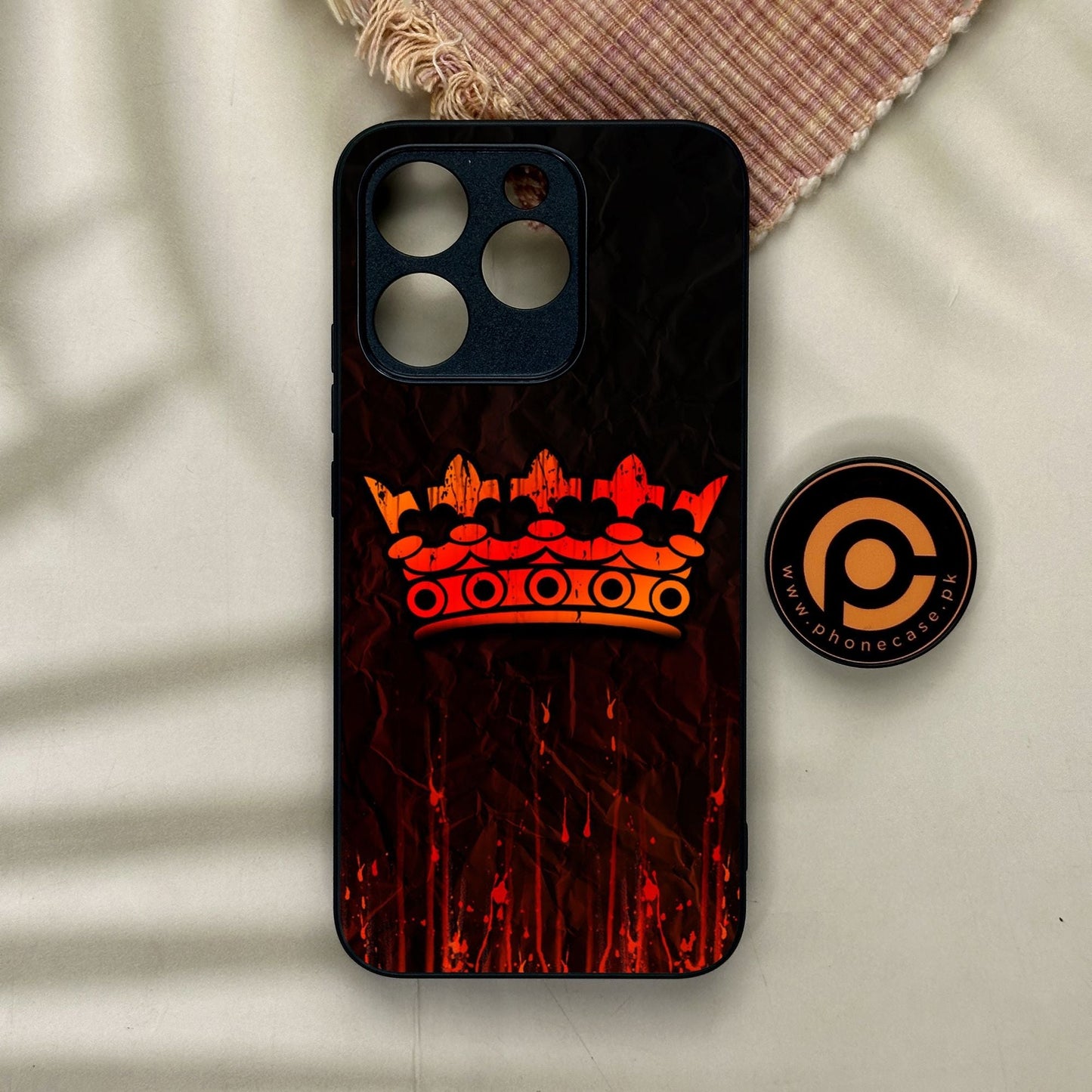 Realme 15T - King Design 4 - Premium Metal Printed Soft Bumper Shock Proof Case