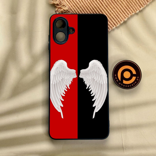 Samsung Galaxy A07 - Angel 2.0 Design 4 - Premium Metal Printed Soft Bumper Shock Proof Case