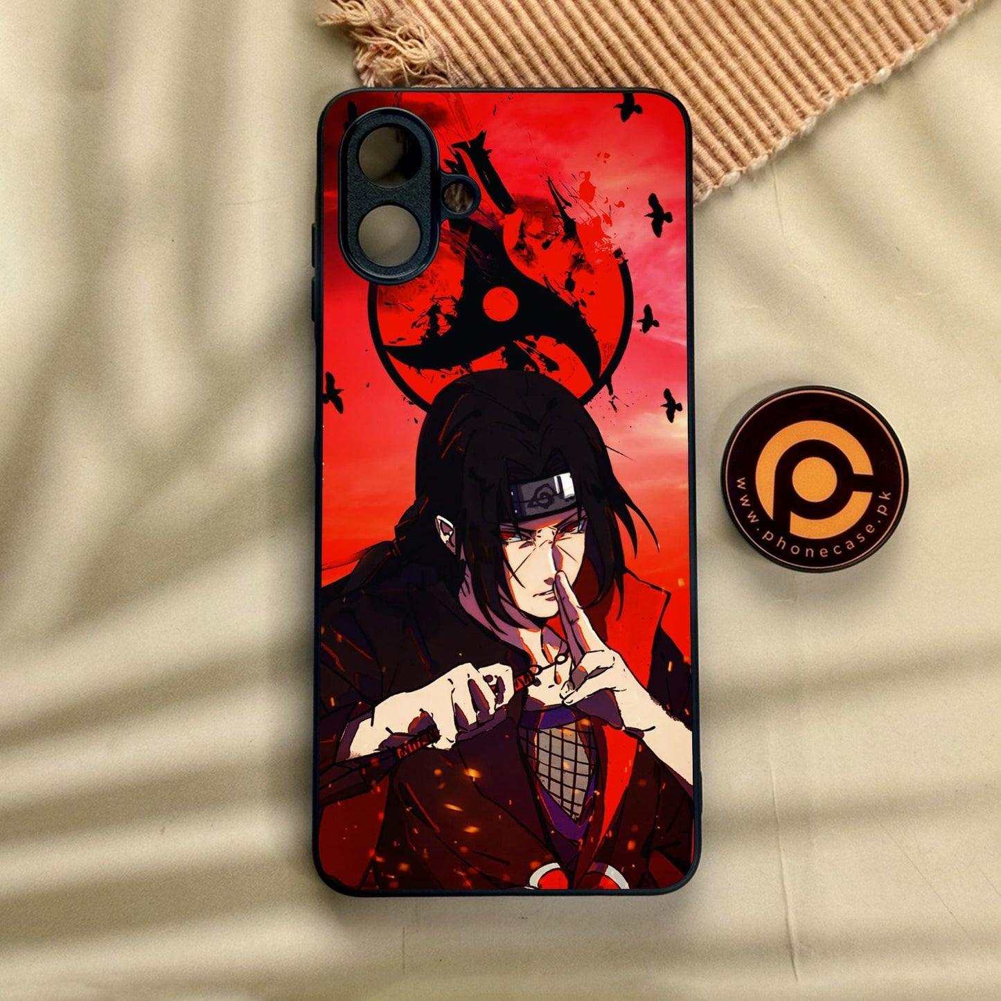 Samsung Galaxy A07 - Uchiha Itachi - Premium Metal Printed Soft Bumper Shock Proof Case