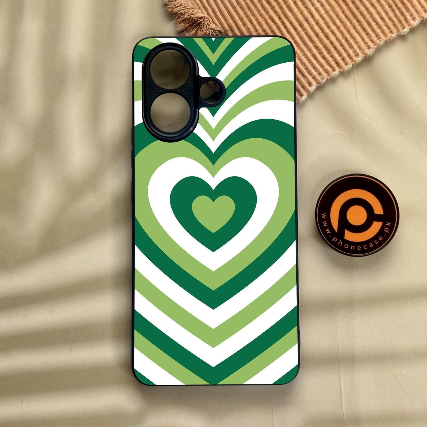 Vivo V60 Lite  - Heartbeat Design 4 - Premium Metal Printed Soft Bumper Shock Proof Case