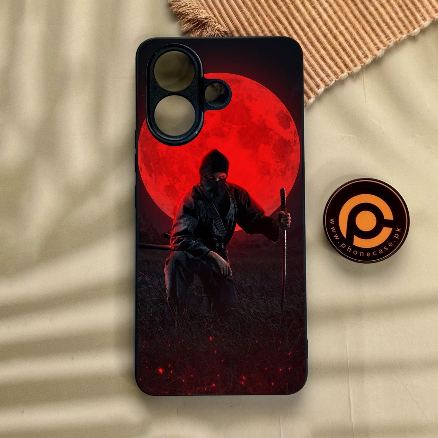 Vivo V60 Lite  - Ninja Design 10 - Premium Metal Printed Soft Bumper Shock Proof Case