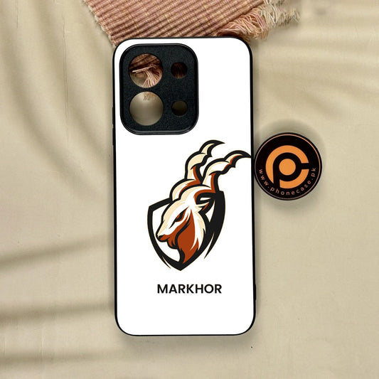 Xiaomi Redmi 15C - Markhor Design 5 - Premium Metal Printed Soft Bumper Shock Proof Case