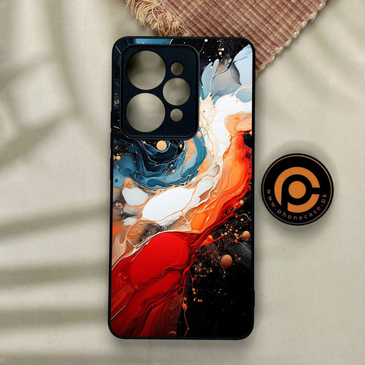 Realme 15 Pro - Liquid Design 9 - Premium Metal Printed Soft Bumper Shock Proof Case