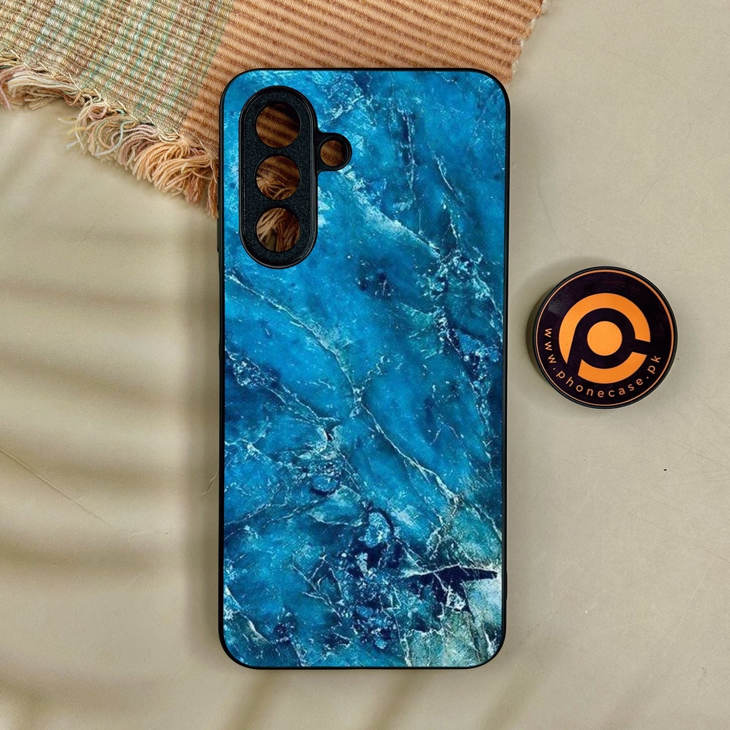 Samsung Galaxy A17 - Blue 2.0 Design 3 - Premium Metal Printed Soft Bumper Shock Proof Case