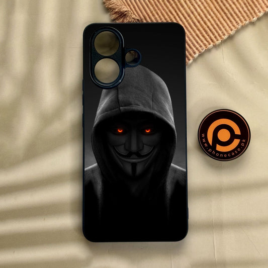 Vivo V60 Lite  - Anonymous 2.0 Design 4 - Premium Metal Printed Soft Bumper Shock Proof Case