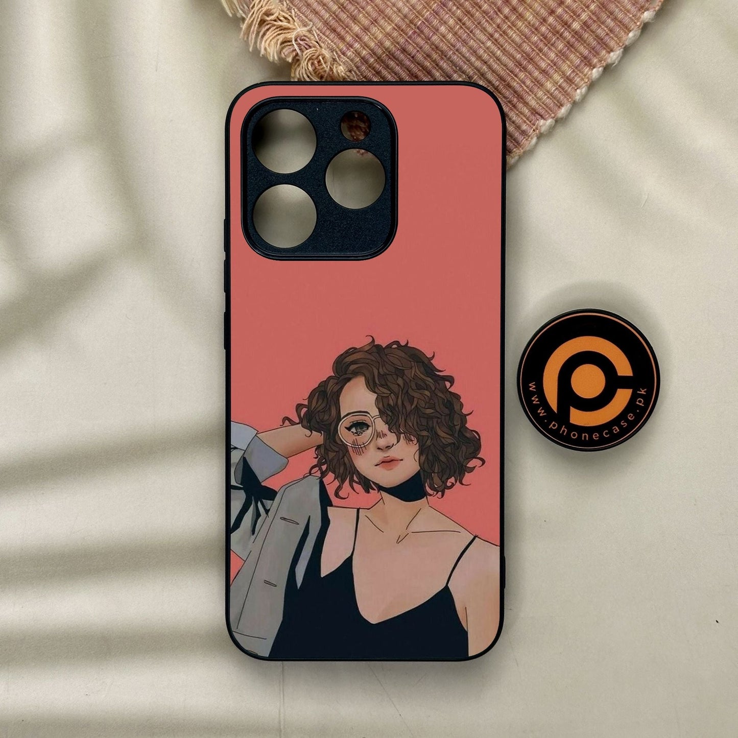 Realme 15T - Anime Girls Design 6 - Premium Metal Printed Soft Bumper Shock Proof Case