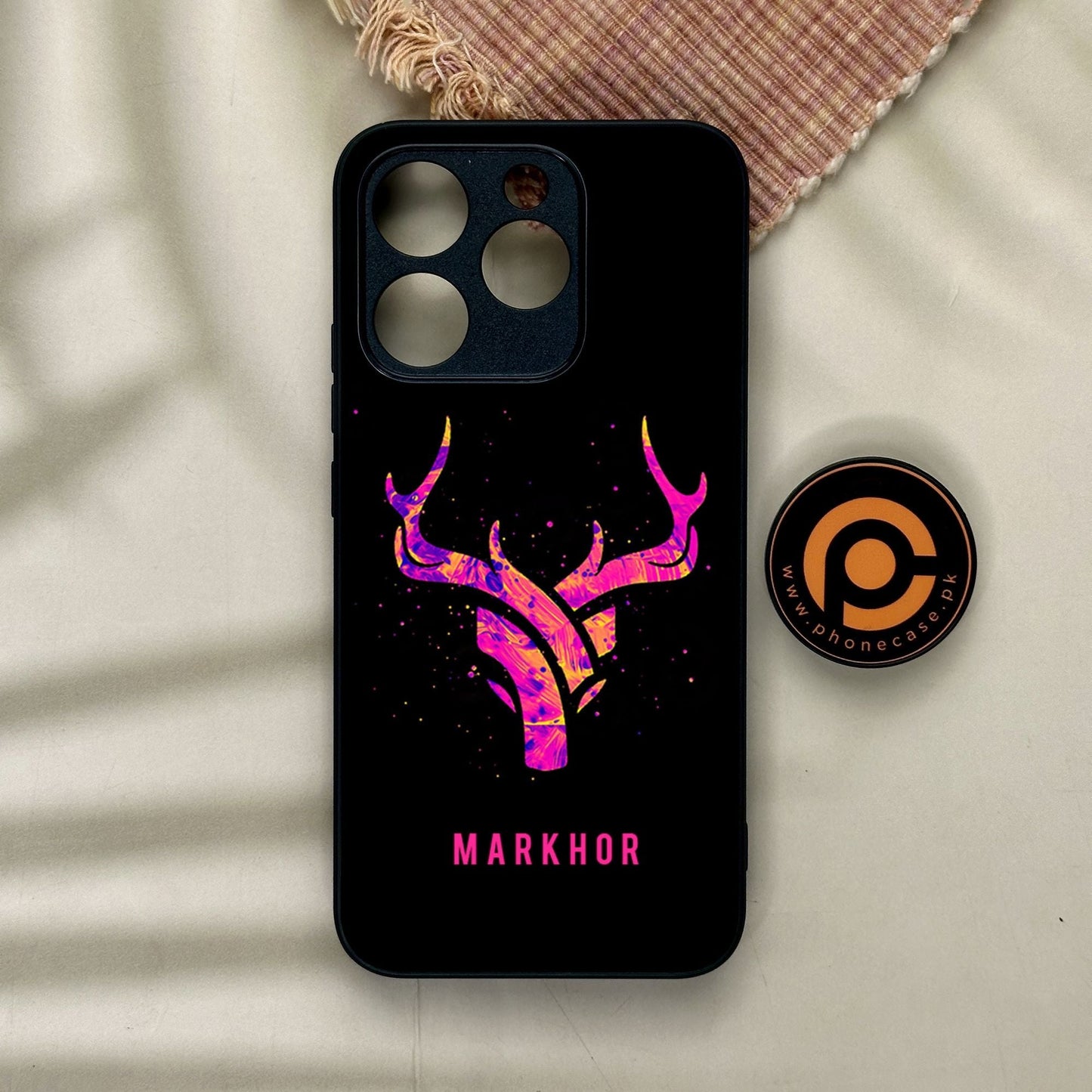 Realme 15T - Markhor Design 6 - Premium Metal Printed Soft Bumper Shock Proof Case