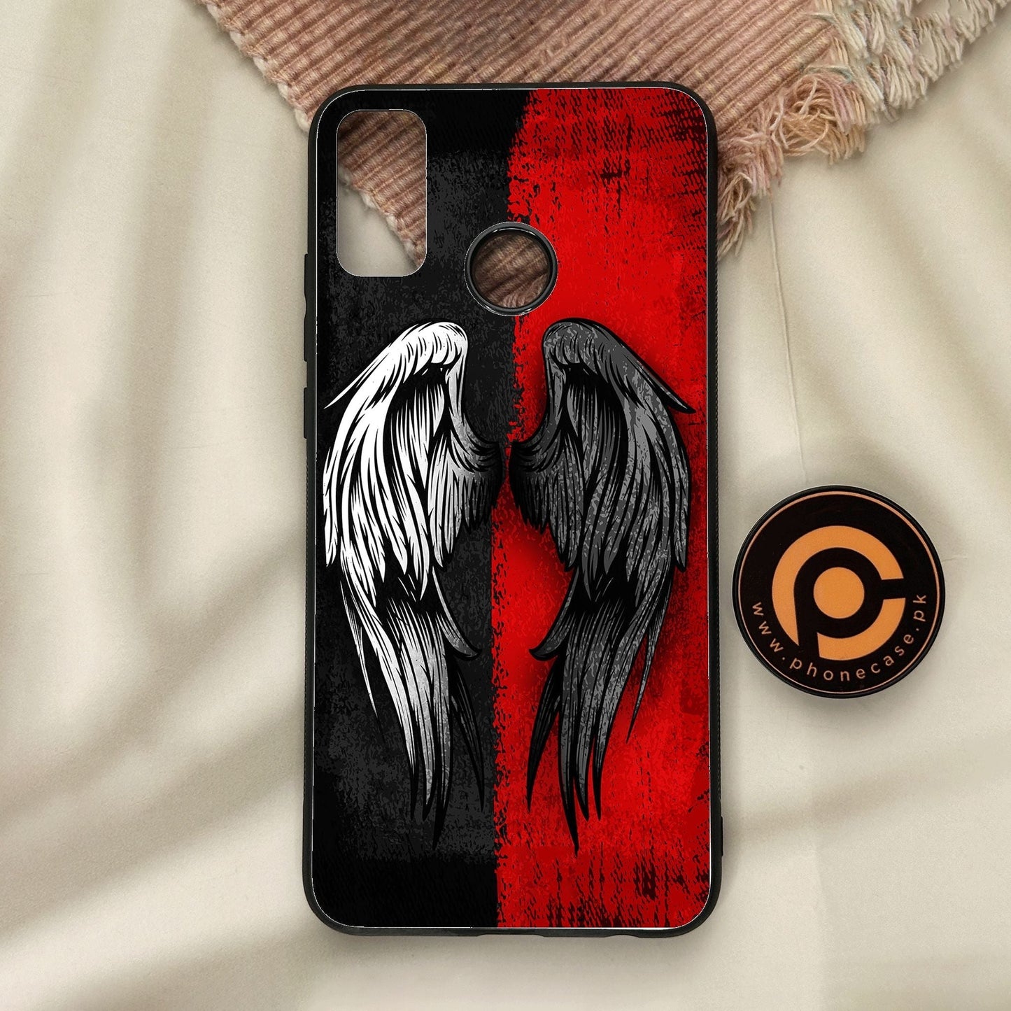 Honor 9X Lite - Angel 2.0 Design 10 - Premium Metal Printed Soft Bumper Shock Proof Case