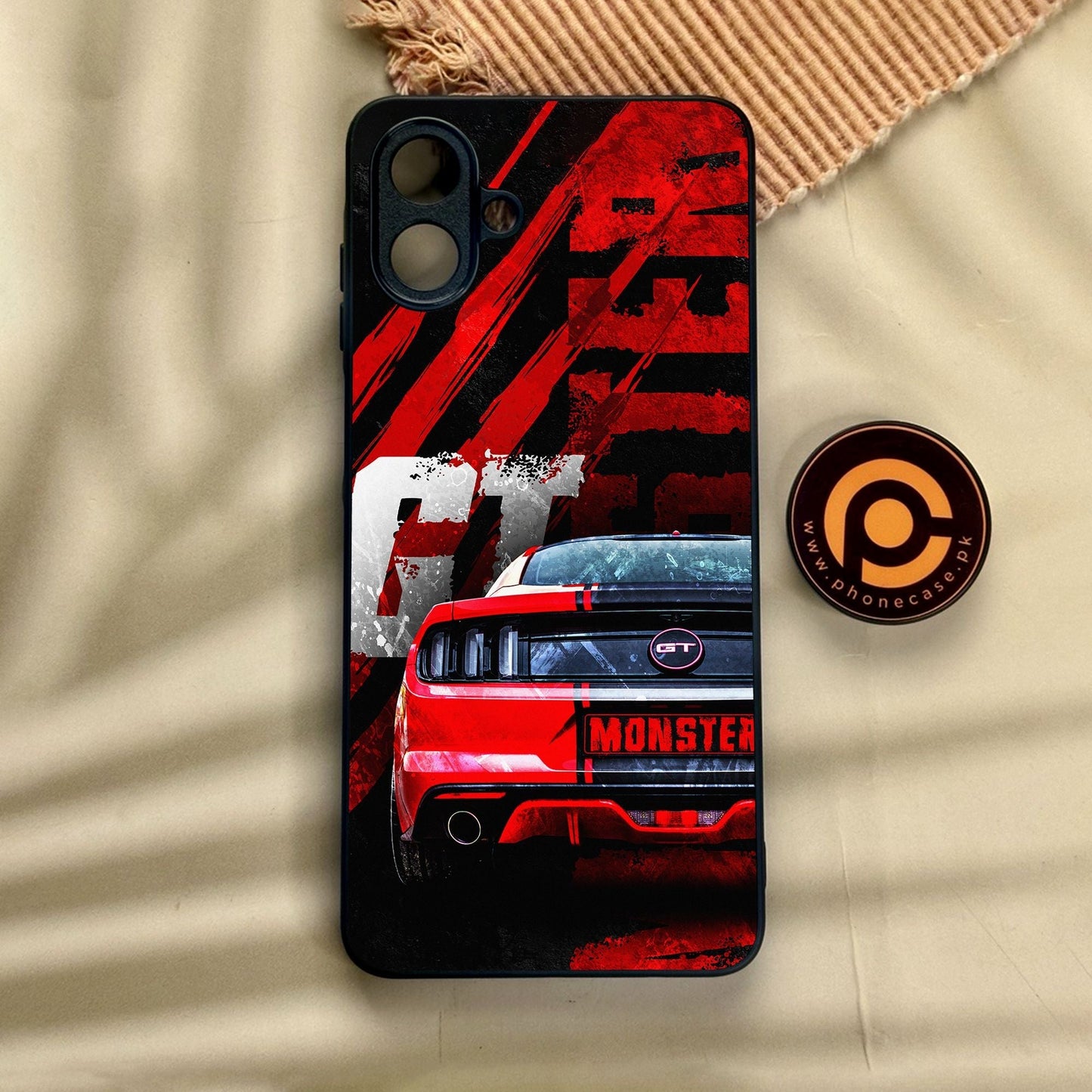 Samsung Galaxy A07 - Speed Shift Racing Car - Premium Metal Printed Soft Bumper Shock Proof Case