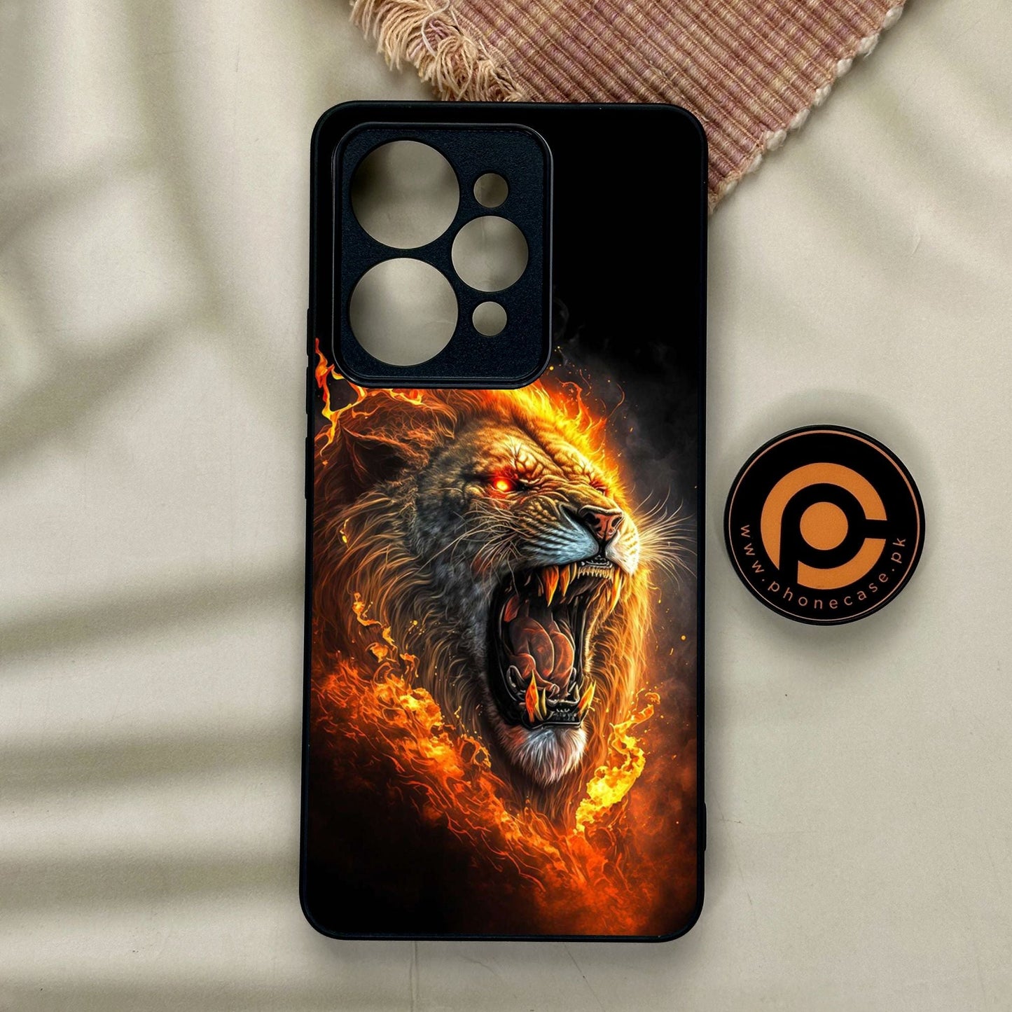Realme 15 - Tiger 2.0 Design 4 - Premium Metal Printed Soft Bumper Shock Proof Case