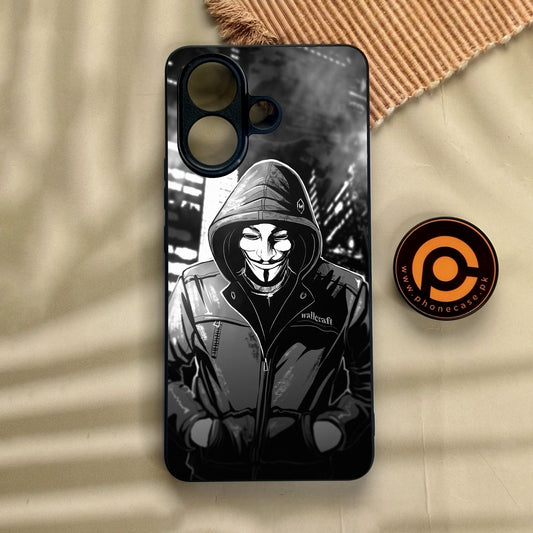 Vivo V60 Lite  - Anonymous 2.0 Design 1 - Premium Metal Printed Soft Bumper Shock Proof Case