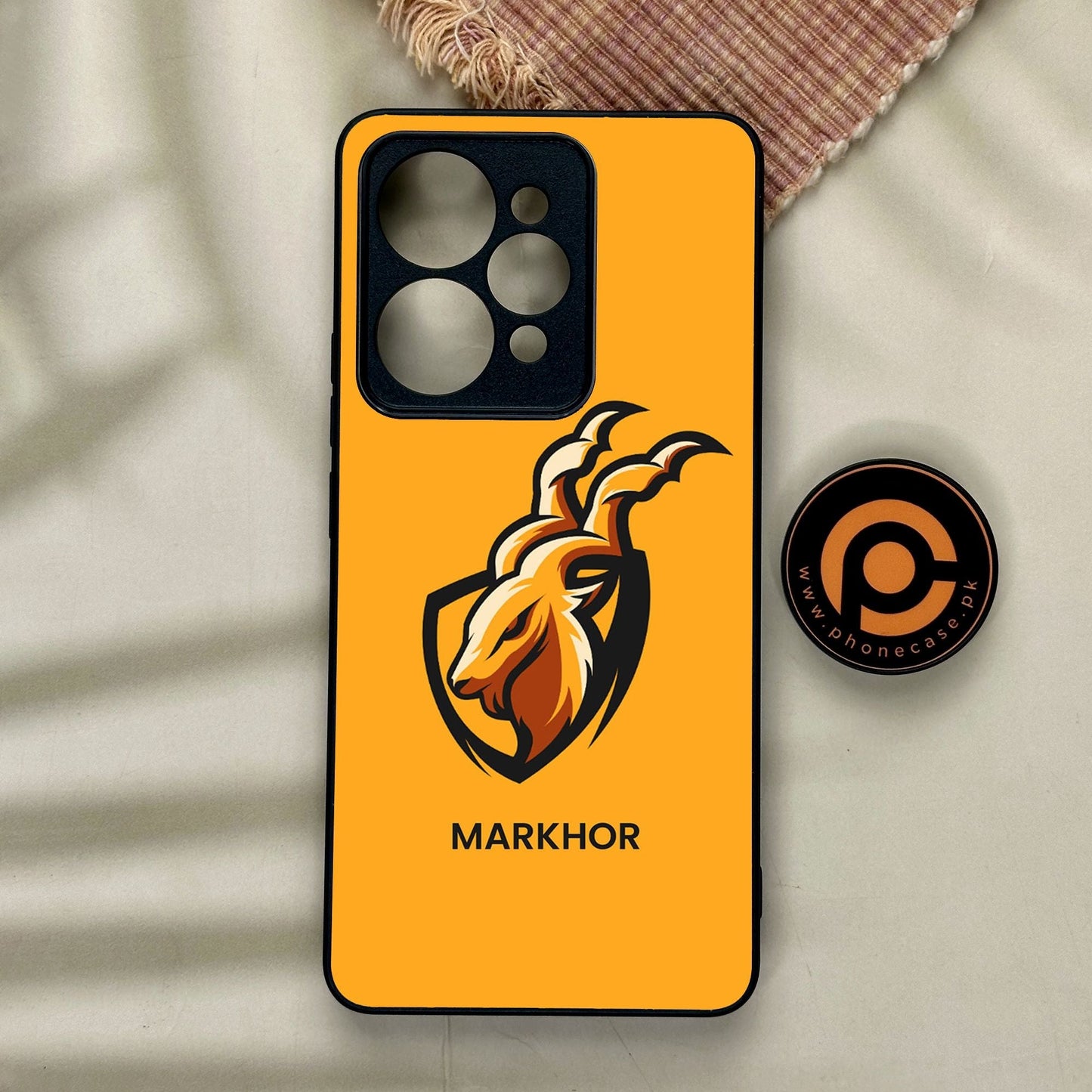 Realme 15 Pro - Markhor Design 7 - Premium Metal Printed Soft Bumper Shock Proof Case