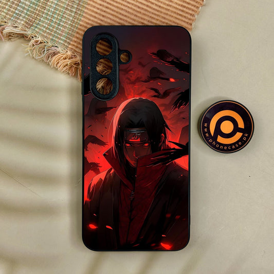Samsung Galaxy A17 - Red Rings Itachi - Premium Metal Printed Soft Bumper Shock Proof Case
