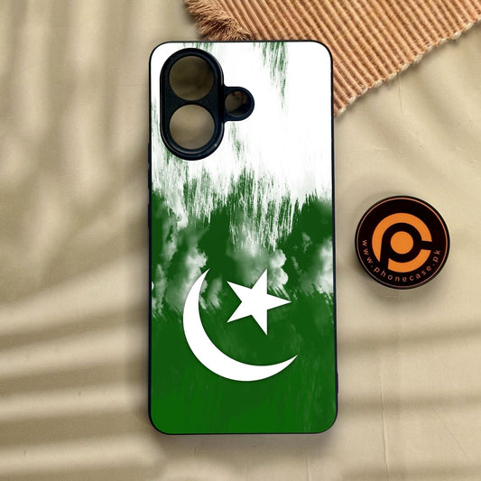 Vivo V60 Lite  - Pakistan Design 9 - Premium Metal Printed Soft Bumper Shock Proof Case