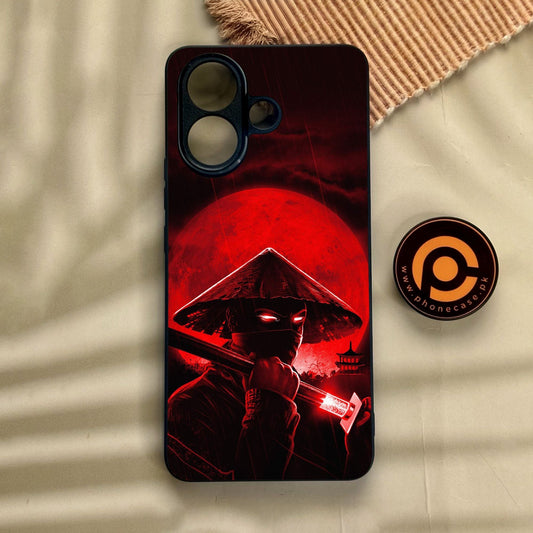 Vivo V60 Lite  - Ninja Design 2 - Premium Metal Printed Soft Bumper Shock Proof Case