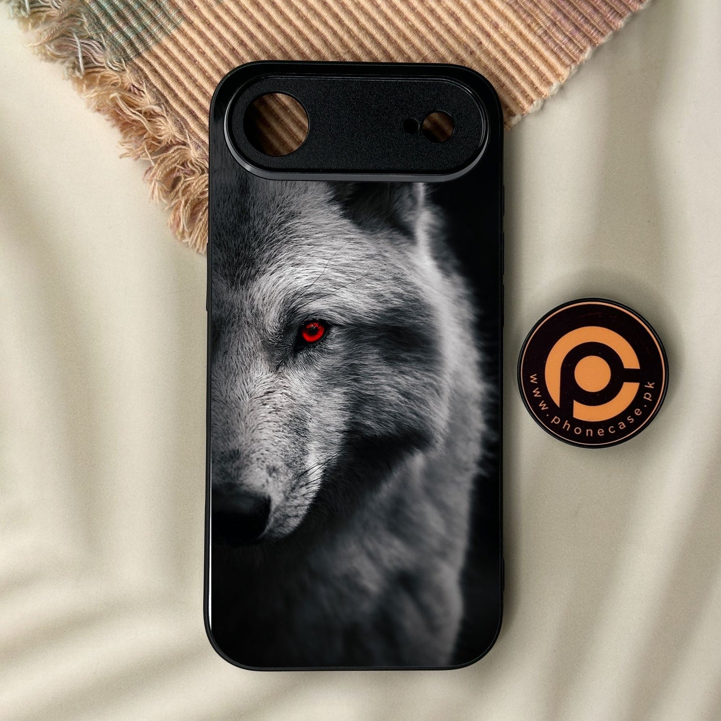 iPhone Air - Wolf Design 10 - Premium Metal Printed Soft Bumper Shock Proof Case