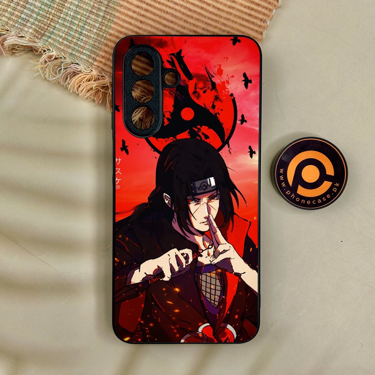 Samsung Galaxy A17 - Uchiha Itachi - Premium Metal Printed Soft Bumper Shock Proof Case