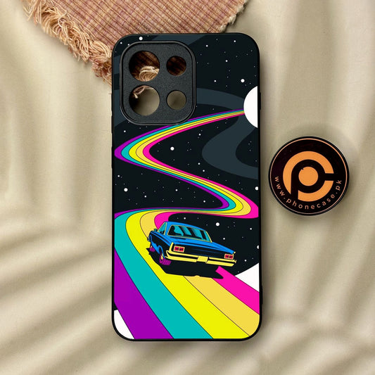 OnePlus 13s - Drive To The Moon - Premium Metal Printed Soft Bumper Shock Proof Case