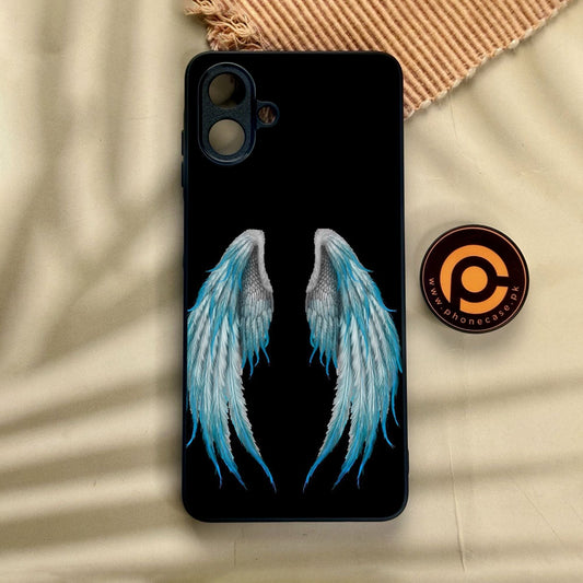 Samsung Galaxy A07 - Angel Wings Design 4 - Premium Metal Printed Soft Bumper Shock Proof Case