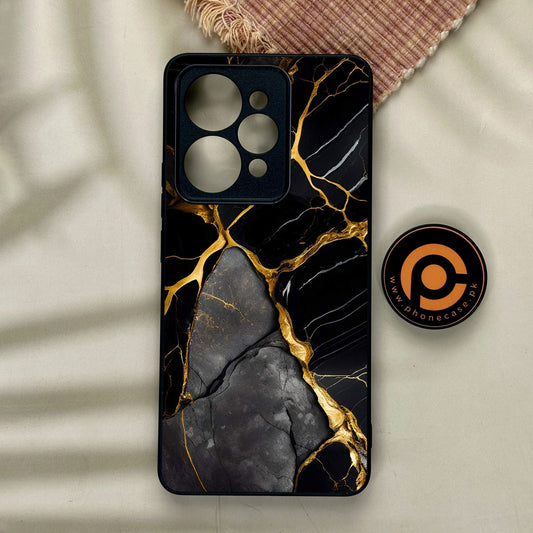 Realme 15 - Liquid Marble Design 6 - Premium Metal Printed Soft Bumper Shock Proof Case