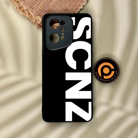 Oppo Find X5 Pro - Scnz - Premium Metal Printed Soft Bumper Shock Proof Case