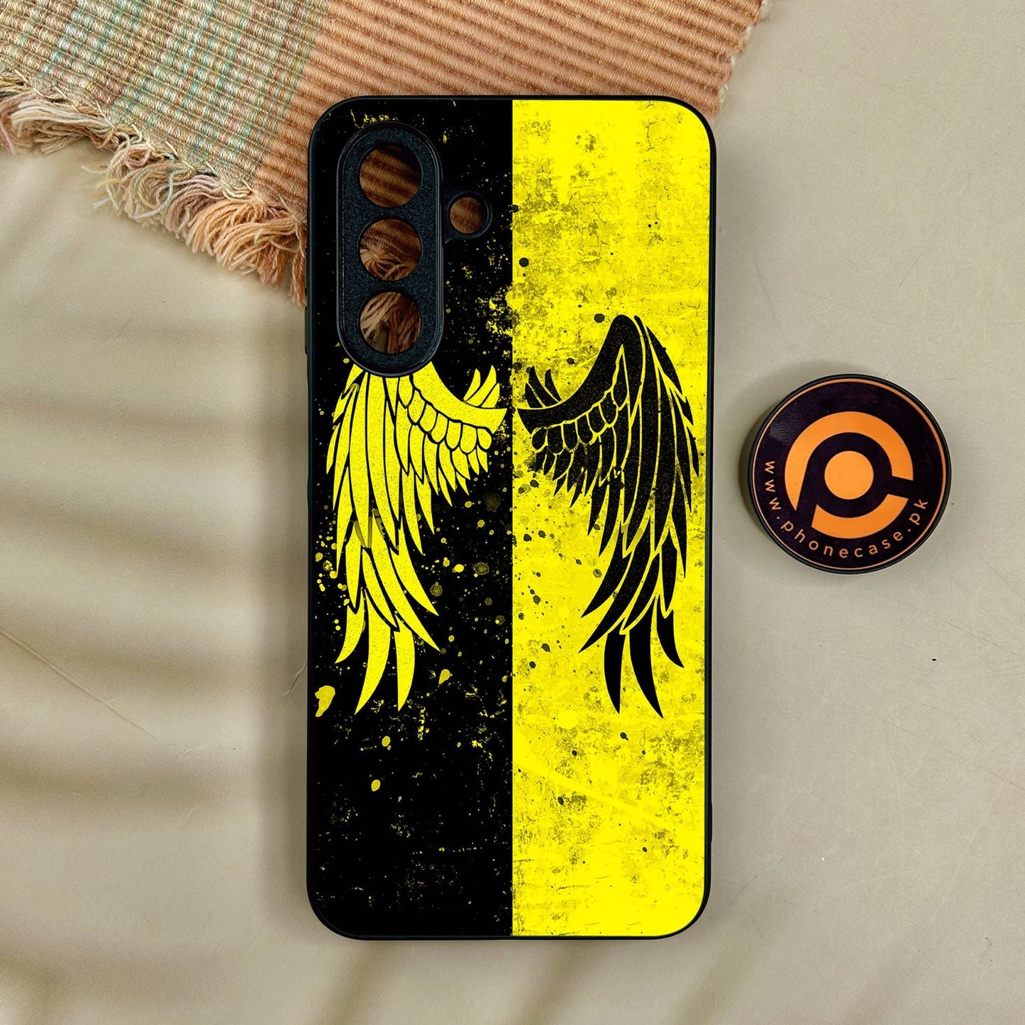 Samsung Galaxy A17 - Angel 2.0 Design 1 - Premium Metal Printed Soft Bumper Shock Proof Case