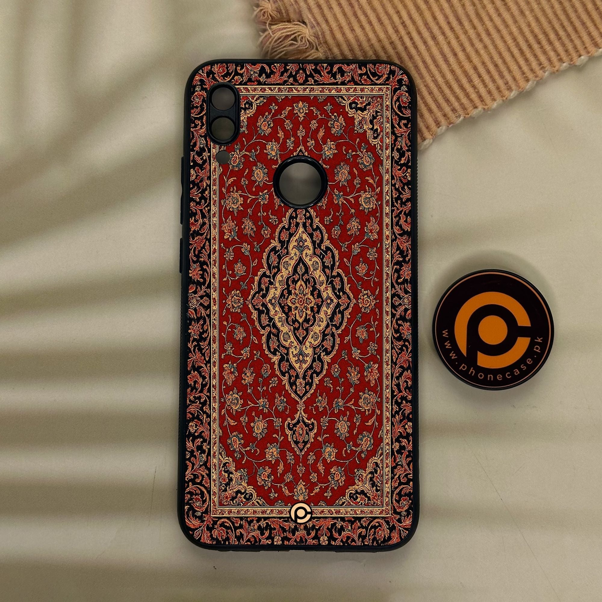 Redmi Note 7 - Persian Rug Design 1 - Premium Metal Printed Soft Bumper Shock Proof Case