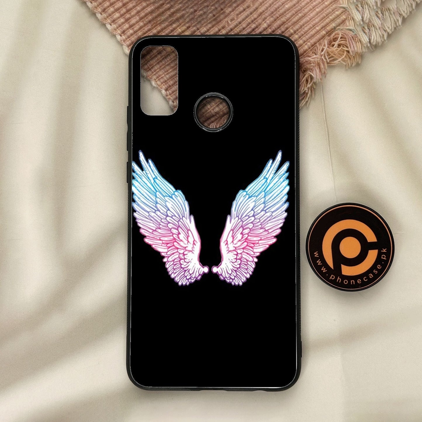 Honor 9X Lite - Angel Wings Design 8 - Premium Metal Printed Soft Bumper Shock Proof Case